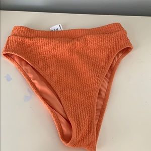High waisted bikini bottoms